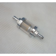 FUEL FILTER - ROUND TYPE (CHROMED)